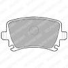 DELPHI LP1824 Brake Pad Set, disc brake
