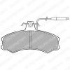 DELPHI LP378 Brake Pad Set, disc brake