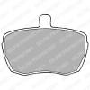 DELPHI LP41 Brake Pad Set, disc brake
