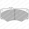 DELPHI LP468 Brake Pad Set, disc brake