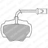 DELPHI LP475 Brake Pad Set, disc brake