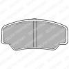 DELPHI LP488 Brake Pad Set, disc brake