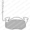 DELPHI LP490 Brake Pad Set, disc brake