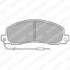 DELPHI LP504 Brake Pad Set, disc brake