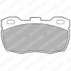 DELPHI LP506 Brake Pad Set, disc brake
