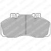 DELPHI LP662 Brake Pad Set, disc brake