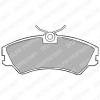 DELPHI LP668 Brake Pad Set, disc brake