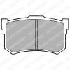 DELPHI LP678 Brake Pad Set, disc brake