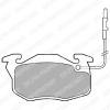 DELPHI LP696 Brake Pad Set, disc brake