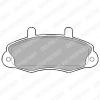 DELPHI LP766 Brake Pad Set, disc brake