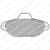 DELPHI LP851 Brake Pad Set, disc brake