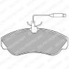 DELPHI LP878 Brake Pad Set, disc brake