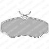 DELPHI LP913 Brake Pad Set, disc brake