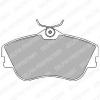 DELPHI LP918 Brake Pad Set, disc brake