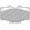 DELPHI LP951 Brake Pad Set, disc brake