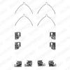 DELPHI LX0266 Accessory Kit, disc brake pads