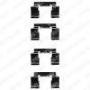 DELPHI LX0337 Accessory Kit, disc brake pads