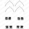DELPHI LX0373 Accessory Kit, disc brake pads