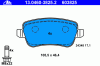 ATE 13.0460-3825.2 (13046038252) Brake Pad Set, disc brake