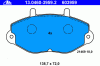 ATE 13.0460-3959.2 (13046039592) Brake Pad Set, disc brake