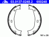 ATE 03.0137-0248.2 (03013702482) Brake Shoe Set, parking brake