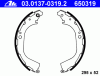 ATE 03.0137-0319.2 (03013703192) Brake Shoe Set