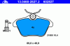 ATE 13.0460-2827.2 (13046028272) Brake Pad Set, disc brake