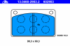 ATE 13.0460-2953.2 (13046029532) Brake Pad Set, disc brake