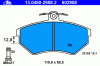 ATE 13.0460-2958.2 (13046029582) Brake Pad Set, disc brake