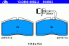 ATE 13.0460-4802.2 (13046048022) Brake Pad Set, disc brake