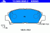 ATE 13.0460-5845.2 (13046058452) Brake Pad Set, disc brake