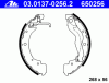 ATE 03.0137-0256.2 (03013702562) Brake Shoe Set
