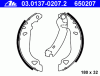 ATE 03.0137-0207.2 (03013702072) Brake Shoe Set
