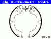 ATE 03.0137-0474.2 (03013704742) Brake Shoe Set