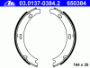 ATE 03.0137-0384.2 (03013703842) Brake Shoe Set, parking brake