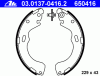 ATE 03.0137-0416.2 (03013704162) Brake Shoe Set