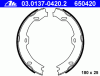 ATE 03.0137-0420.2 (03013704202) Brake Shoe Set, parking brake