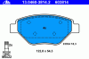 ATE 13.0460-3814.2 (13046038142) Brake Pad Set, disc brake
