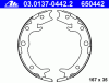 ATE 03.0137-0442.2 (03013704422) Brake Shoe Set, parking brake