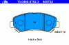 ATE 13.0460-5752.2 (13046057522) Brake Pad Set, disc brake
