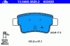 ATE 13.0460-3828.2 (13046038282) Brake Pad Set, disc brake