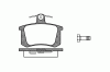 ROADHOUSE 2135.20 (213520) Brake Pad Set, disc brake