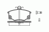 ROADHOUSE 2146.44 (214644) Brake Pad Set, disc brake
