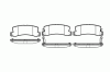 ROADHOUSE 2214.22 (221422) Brake Pad Set, disc brake