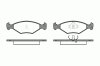 ROADHOUSE 2281.00 (228100) Brake Pad Set, disc brake