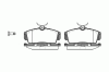 ROADHOUSE 2704.00 (270400) Brake Pad Set, disc brake