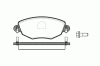 ROADHOUSE 2776.00 (277600) Brake Pad Set, disc brake