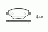 ROADHOUSE 2977.00 (297700) Brake Pad Set, disc brake