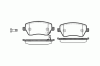 ROADHOUSE 2987.11 (298711) Brake Pad Set, disc brake