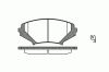ROADHOUSE 21080.01 (2108001) Brake Pad Set, disc brake